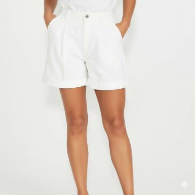 Wyatt White Denim Shorts