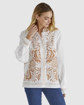 Betty Basics McKinnon Denim Blue Shirt