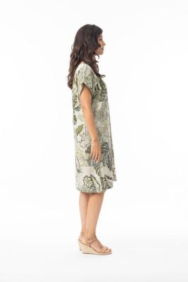 Lima Olive Reversible Dress