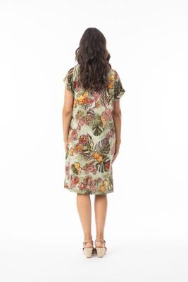 Lima Olive Reversible Dress