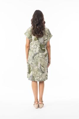 Lima Olive Reversible Dress