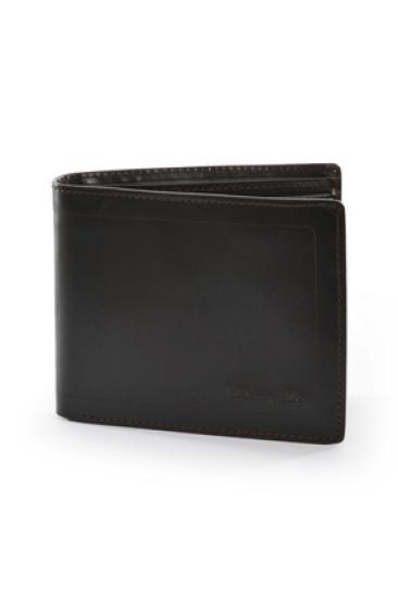 Thomas Cook Dark Brown Leather Edged Wallet