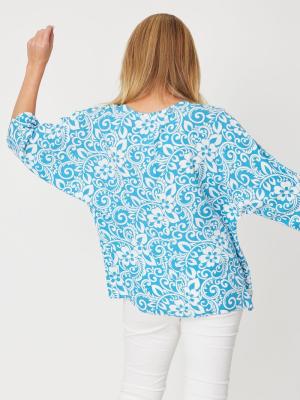 Summer ease Turquoise Top