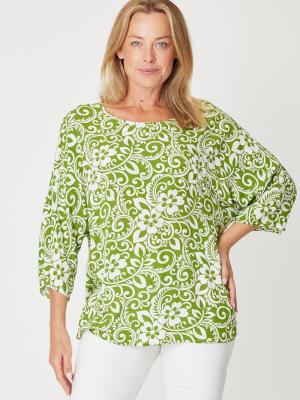 Summer Ease Green Top