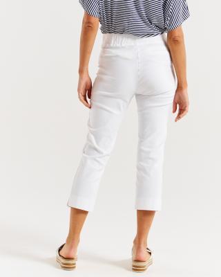 White Bengaline Pants
