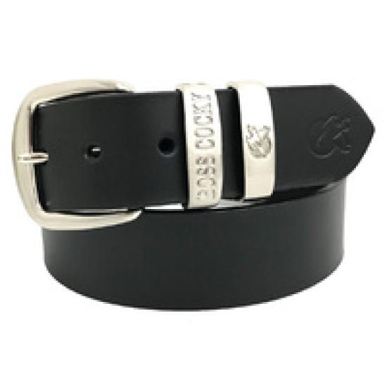 Black Muster Double Loop Belt