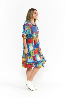 Painted Palms 3 Dress