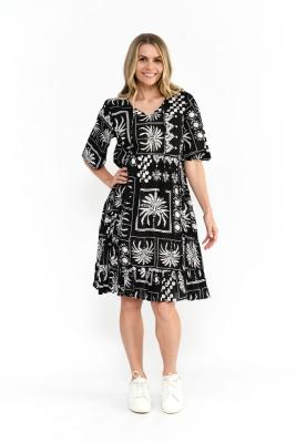 Mono Patch Black Dress Style 5