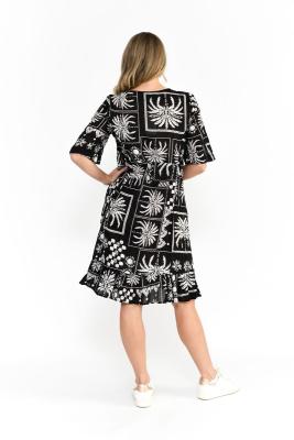 Mono Patch Black Dress Style 5