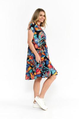Painted Tropical 1 Print Dress