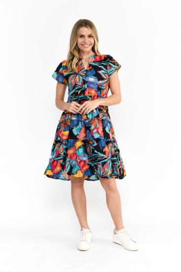 Painted Tropical 1 Print Dress