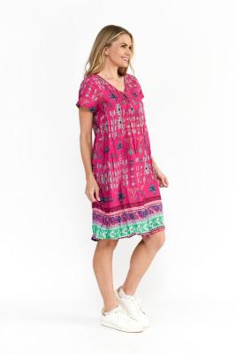 Aztec Border 3 Nicola Dress
