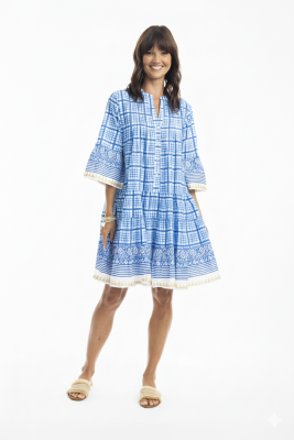 Staddie Blue Midi Dress