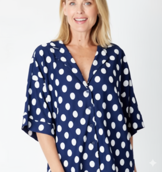 Sotina Navy Women's Shirt