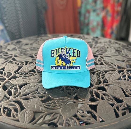 Blue Bucked Off Cap