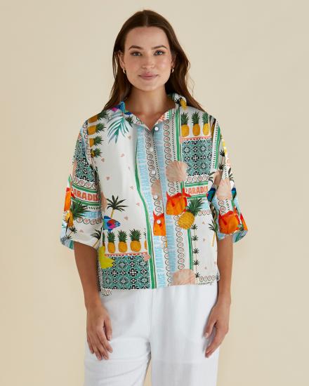 Lynwood Paradise Print Shirt