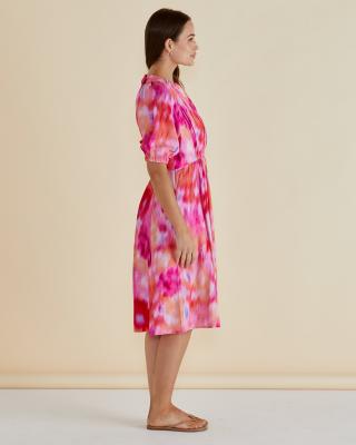 Emery Floral Abstract Print Dress