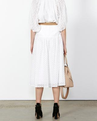 Even If I Could White Skirt