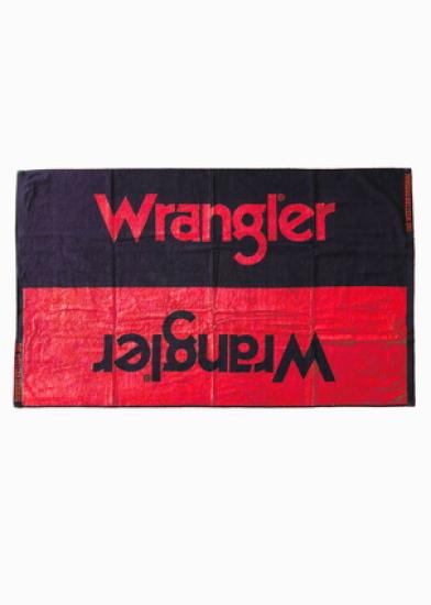 Wrangler Navy/Pink Logo Towel