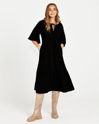 Sonya Midi Tiered Dress