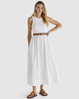 Opal White Dress