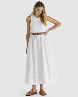 Opal White Dress