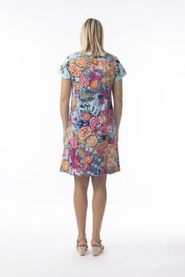 Ikebana Patch Dress