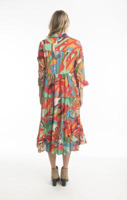 Malabar Collar Layer Dress