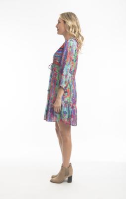 Naya V Neck Short Dress