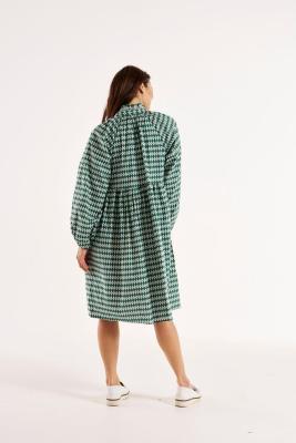 Diamond Print Cottage Dress