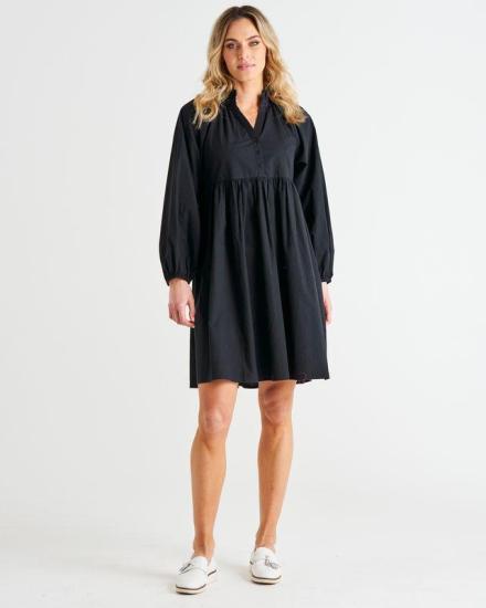 Black Cottage Dress