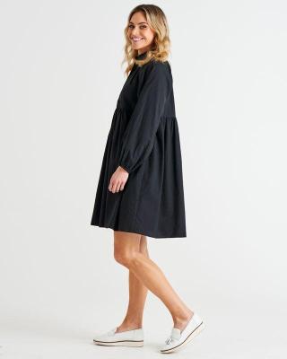 Black Cottage Dress