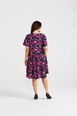 Florence Floral Print Tiered Dress