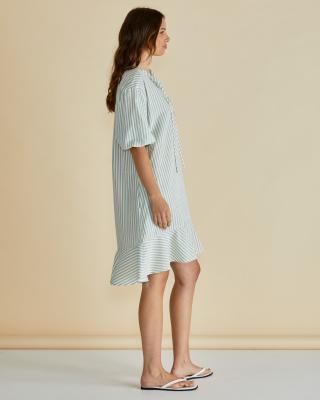 Livvy Green Stripe Dress
