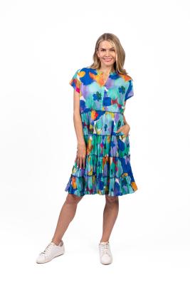 Leela V Neck Mini Dress