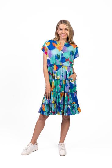 Leela V Neck Mini Dress