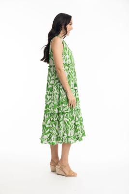 Hayman Green Boho Sleeveless Dress