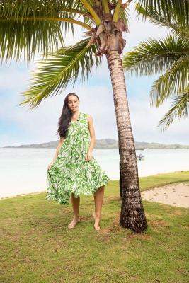 Hayman Green Boho Sleeveless Dress