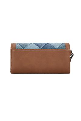 Denim Patchwork Wallet