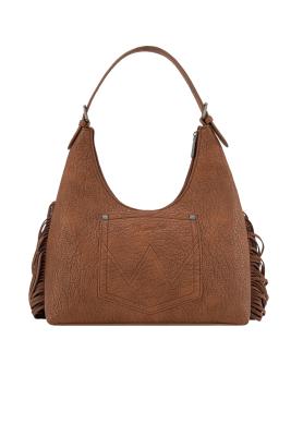 Tooled Fringe Shoulder Bag
