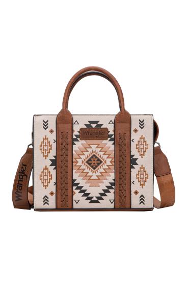 Talia Natural Aztec Crossbody Bag