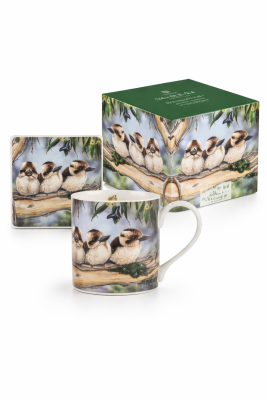 Babies of the Bush Kookaburra Mug and Coaster