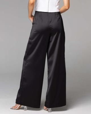 Rock Steady Wide Leg Satin Pant