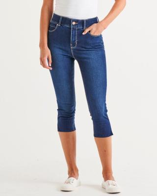 Camila Midnight Denim Crop Jeans