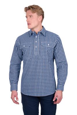 Alden Men's 1/2 Placket L/S Shirt