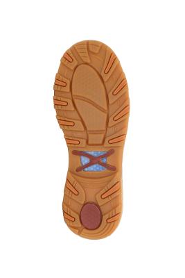 Brown Multi Woven Cell Stretch Slip On