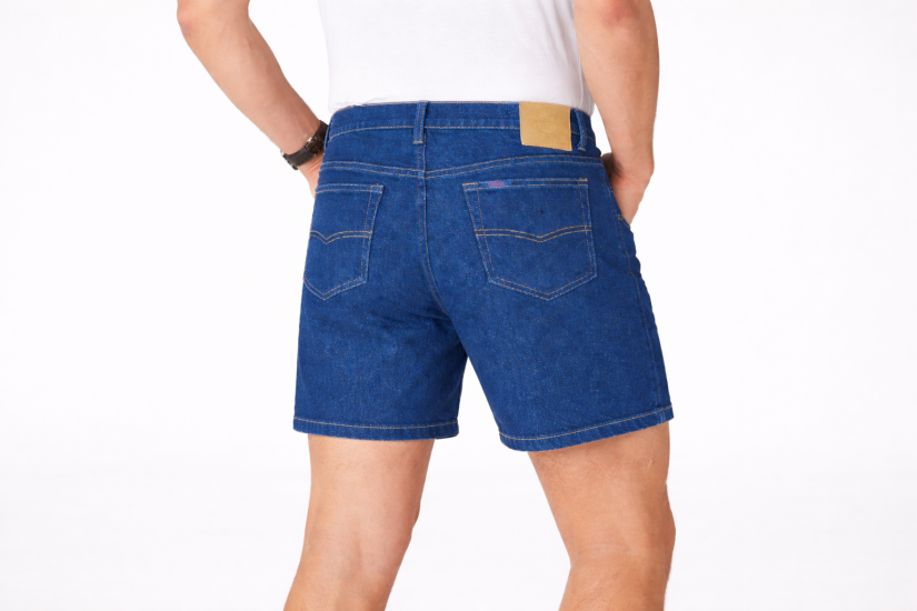 Denim Trucker Shorts
