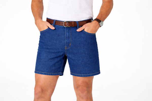 Denim Trucker Shorts