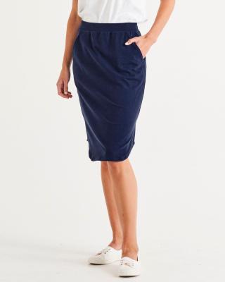 Evie Navy Skirt
