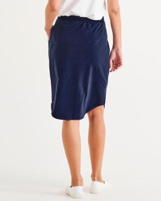 Evie Navy Skirt